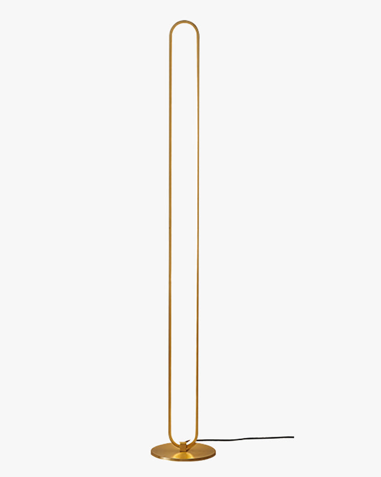 WOMO Oval Skinny Corner Floor Lamp-WM7009