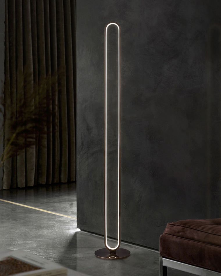 WOMO Oval Skinny Corner Floor Lamp-WM7009