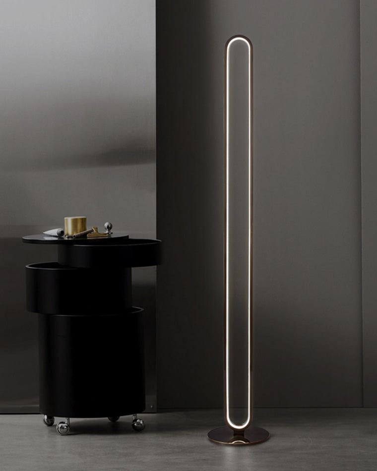 WOMO Oval Skinny Corner Floor Lamp-WM7009