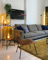 WOMO Stehlampe mit Rauchglaslaterne-WM7015 thumbnail
