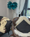 WOMO Federpalmen-Stehlampe mit Tablett-WM7052 thumbnail