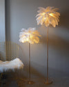 WOMO Federpalmen-Stehlampe mit Tablett-WM7052 thumbnail