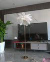 WOMO Federpalmen-Stehlampe mit Tablett-WM7052 thumbnail