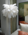 WOMO Federpalmen-Stehlampe mit Tablett-WM7052 thumbnail