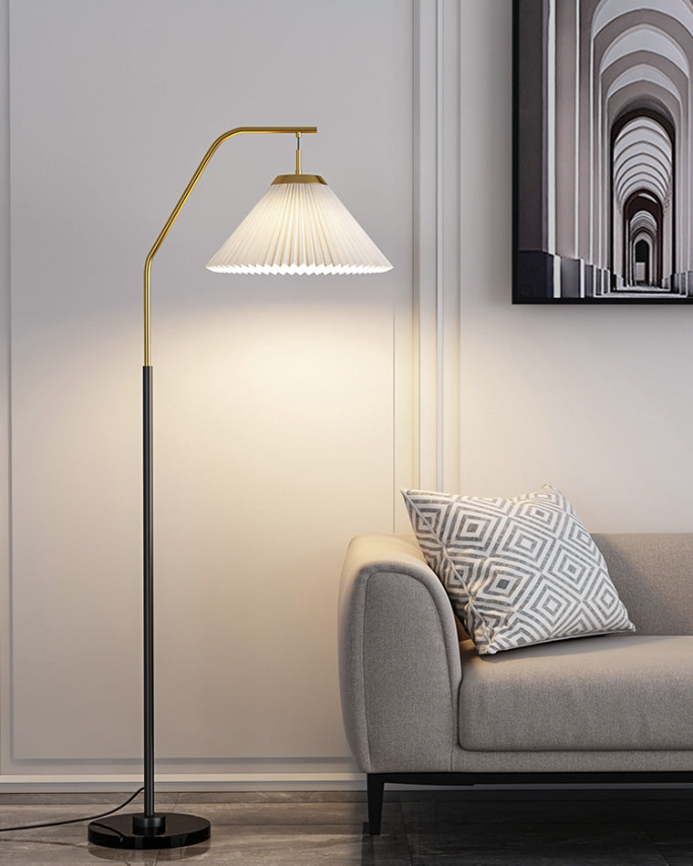 WOMO Pleated Hanging Floor Lamp-WM7066