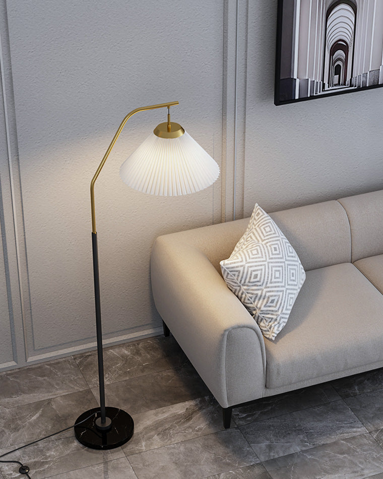 WOMO Pleated Hanging Floor Lamp-WM7066