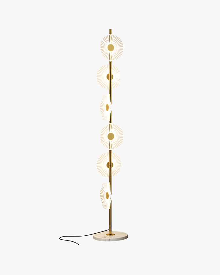 WOMO Multi-Light Dimmbare Stehlampe mit Fernbedienung-WM7075