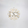 WOMO Designer LED Pendelleuchte SLV Chrom Kugel -WM2091 thumbnail