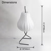 WOMO Birnenlaterne Seiden-Stehlampe-WM7126 thumbnail