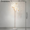 WOMO Keramik-Gingkobaum-Stehlampe-WM7137 thumbnail