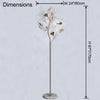 WOMO Keramik-Gingkobaum-Stehlampe-WM7137 thumbnail
