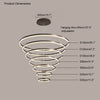 WOMO Stufenring-LED-Kronleuchter-WM2159 thumbnail