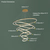 WOMO Stufenring-LED-Kronleuchter-WM2159 thumbnail