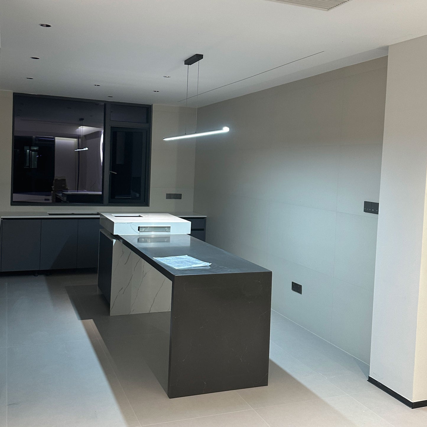 WOMO Extra Long Linear Pendant Light-WM2011