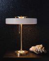 WOMO Mid-Century Runde Tischlampe mit Zugkette-WM8009 thumbnail