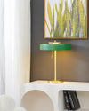 WOMO Mid-Century Runde Tischlampe mit Zugkette-WM8009 thumbnail