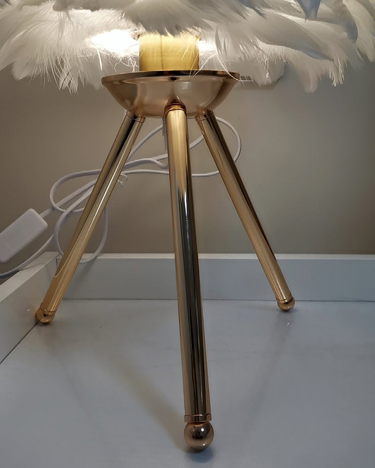 WOMO Feather Tripod Table Lamp-WM8014