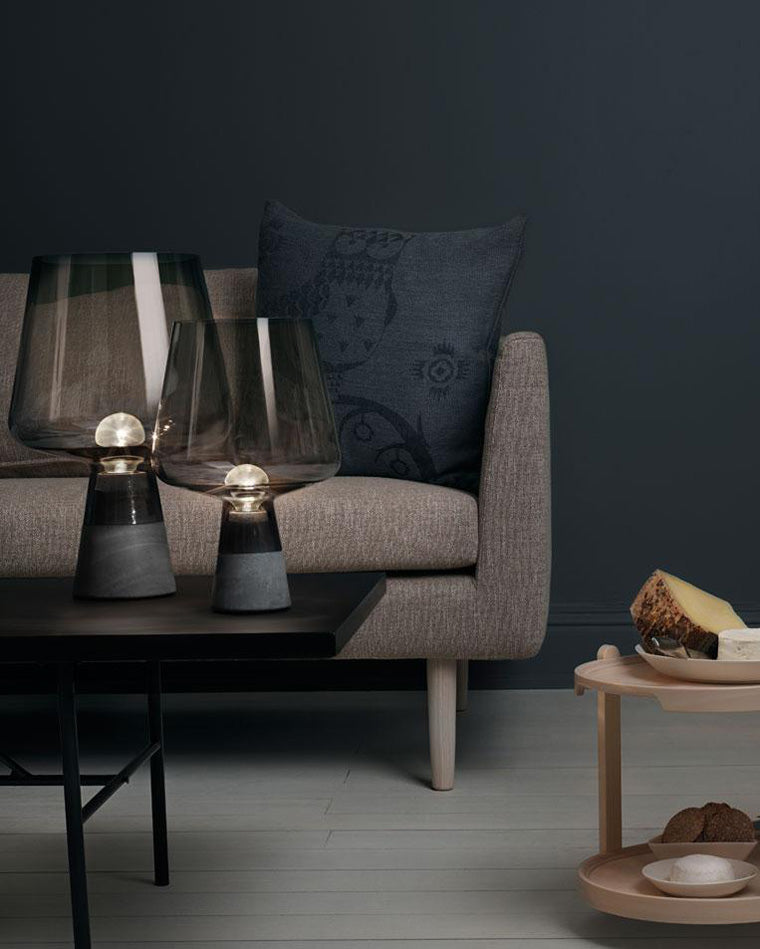 WOMO Smoked Glass Table Lamp-WM8018