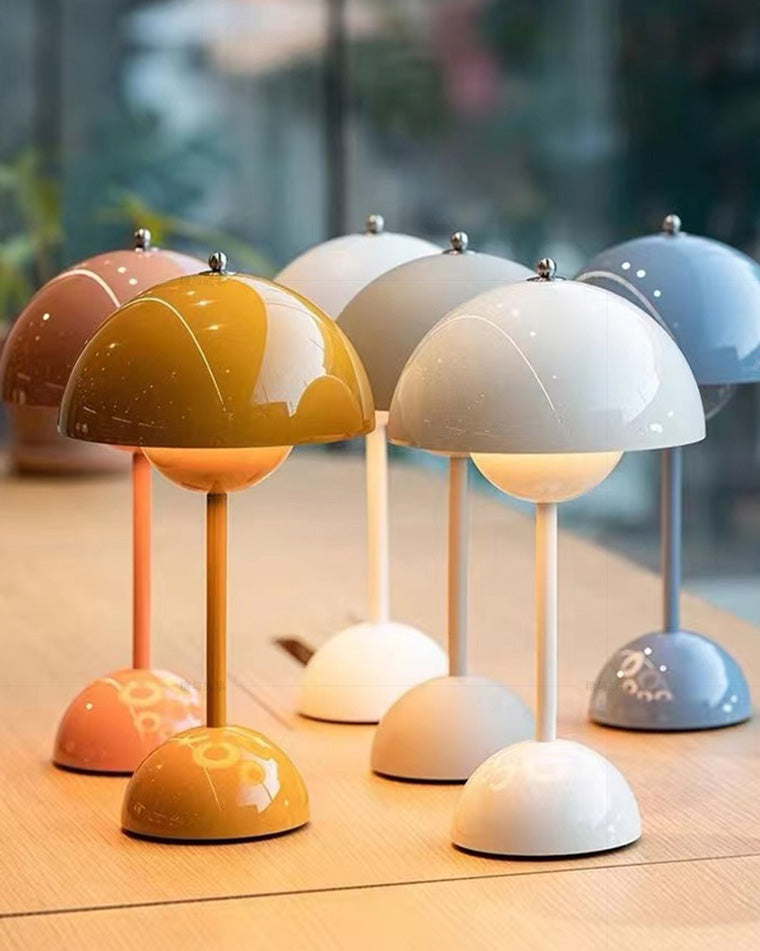 WOMO Scandi Mushroom Table Lamp for Children-WM8021