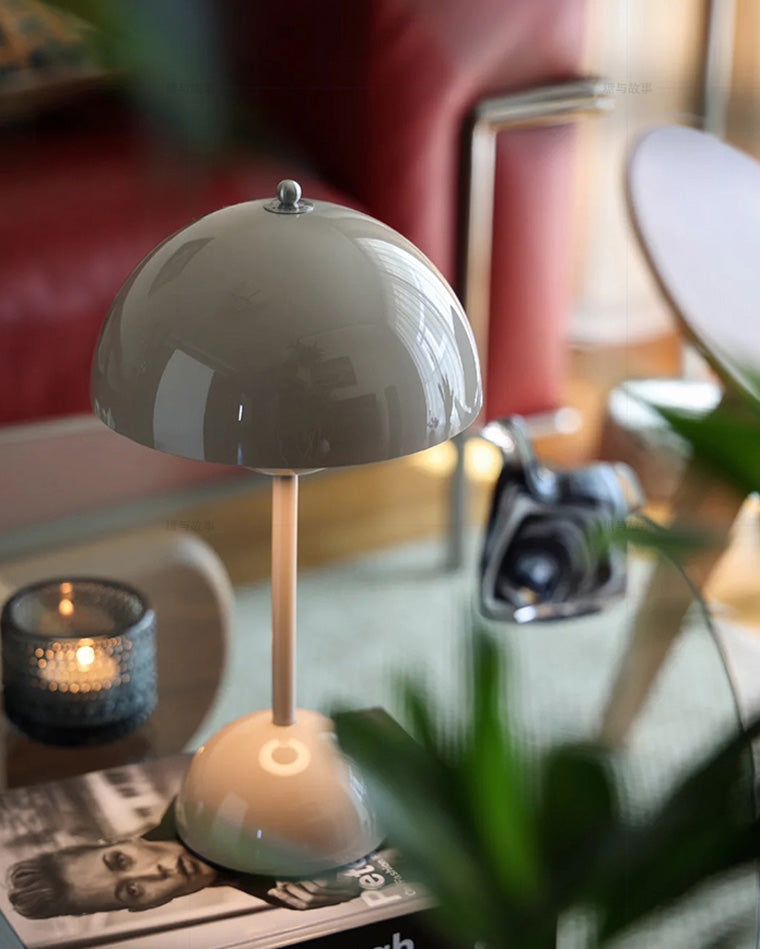 WOMO Scandi Mushroom Table Lamp for Children-WM8021