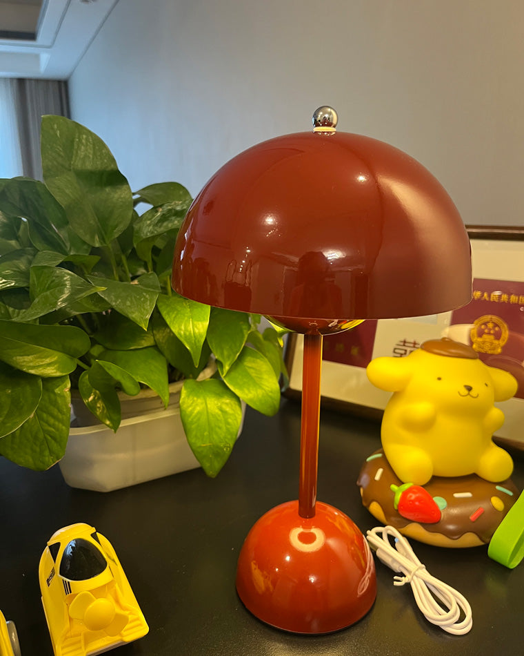 WOMO Scandi Mushroom Table Lamp for Children-WM8021