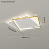 WOMO LED Deckenleuchte Eckig Flach Schwarz Weiß Modern Schlafzimmer-WM1011 thumbnail