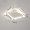 WOMO LED Deckenleuchte Eckig Flach Schwarz Weiß Modern Schlafzimmer-WM1011 thumbnail