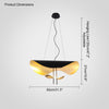 WOMO Moderne Pendelleuchte Indirekt Schwarz Gold Esstisch Metall-WM2088 thumbnail