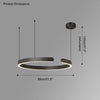 WOMO Schwarz/Gold Ring Led Kronleuchter-WM2009 thumbnail