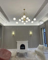 WOMO Mid Century Kronleuchter Glaskugeln im Wohnzimmer-WM2522 thumbnail