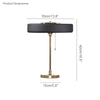 WOMO Mid-Century Runde Tischlampe mit Zugkette-WM8009 thumbnail