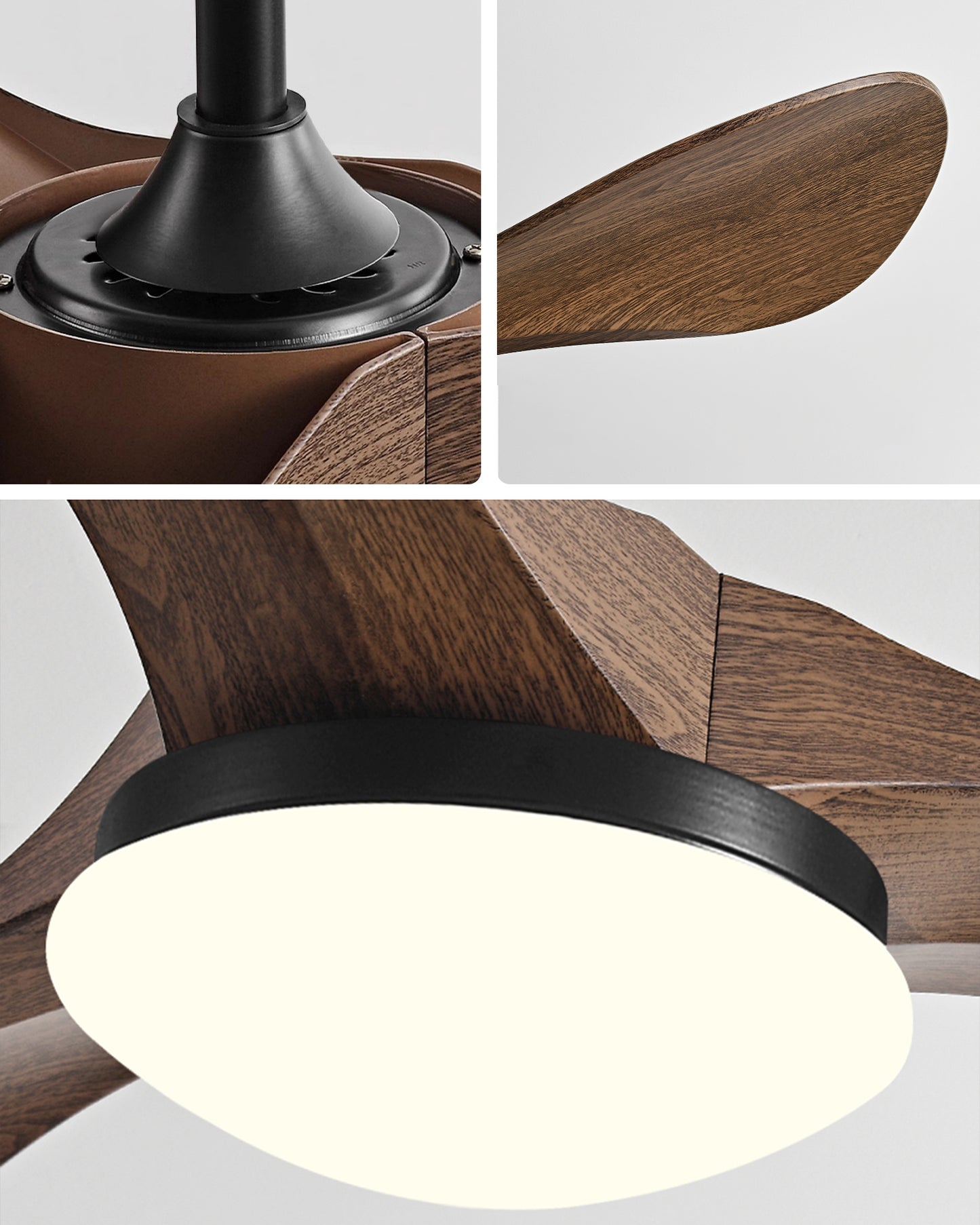 WOMO 52 Inch Modern Ceiling Fan Lamp-WM5224