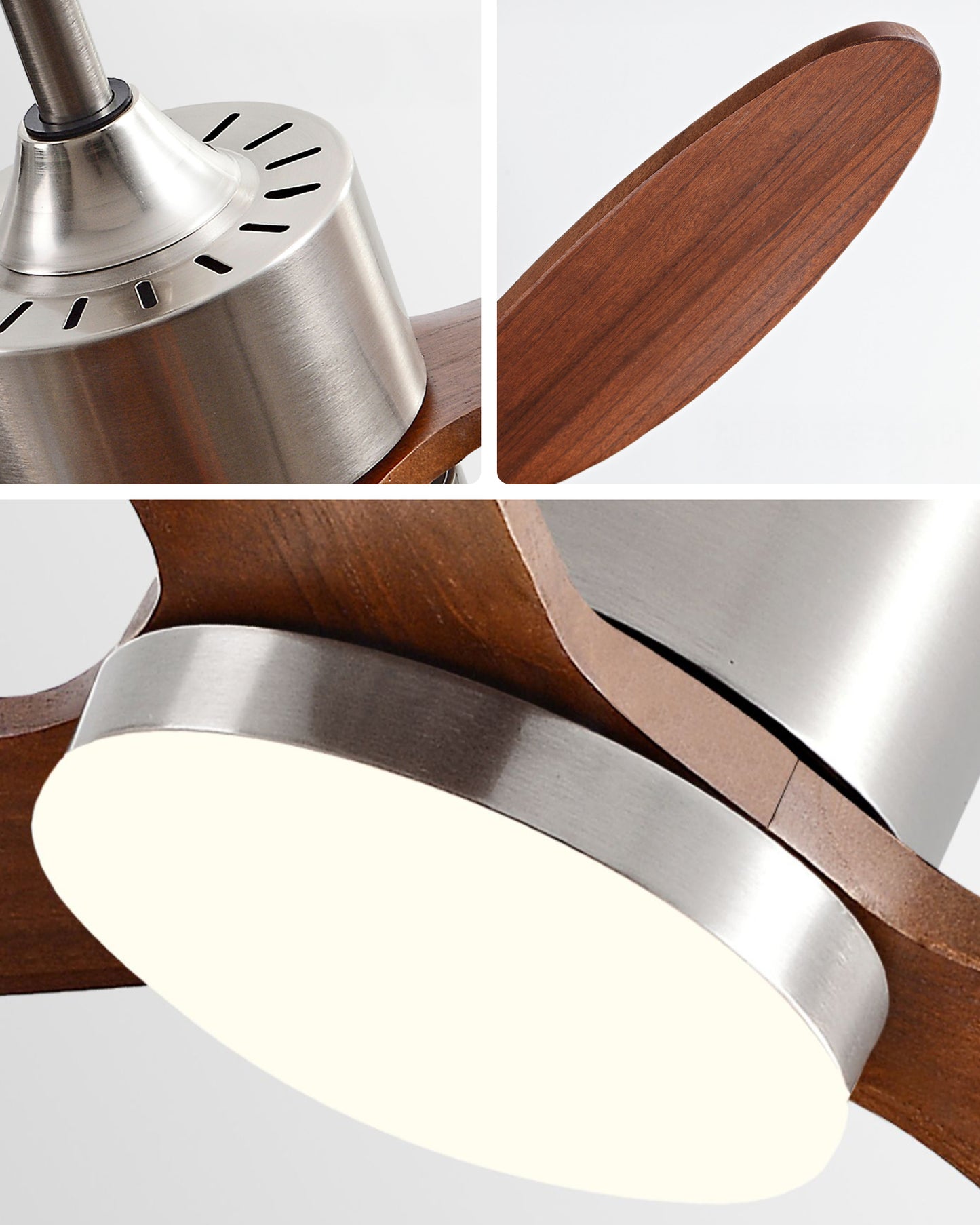 WOMO 3 Blade Modern Ceiling Fan Lamp - WM5234
