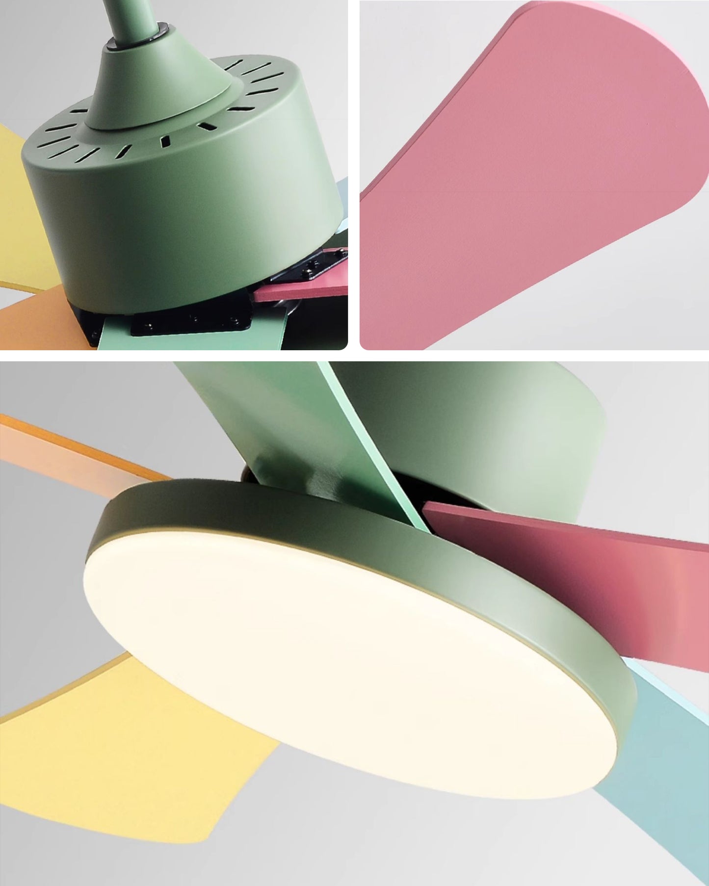 WOMO 5 Blade Children Ceiling Fan Lamp-WM5211