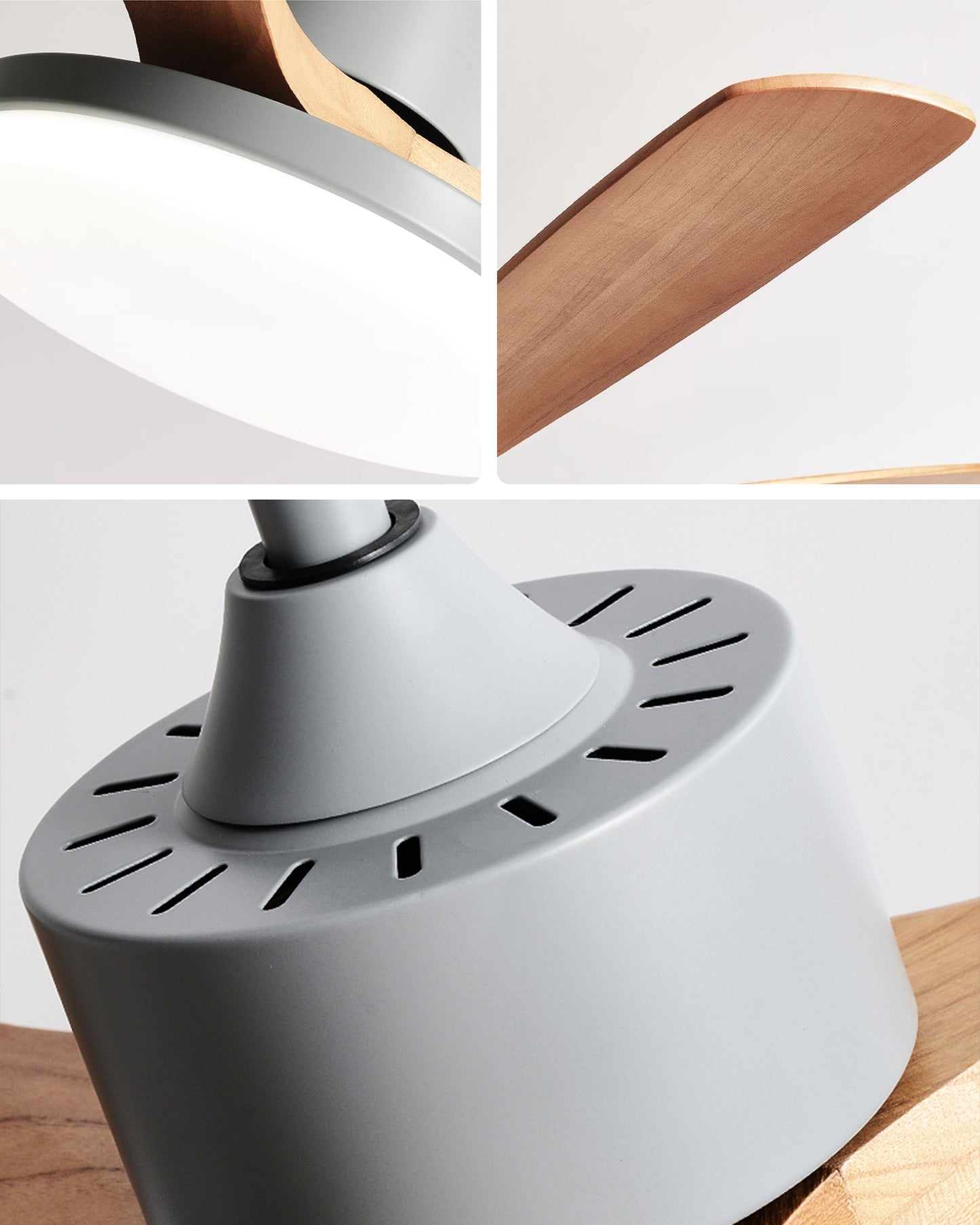 WOMO 3 Blade Modern Ceiling Fan Lamp - WM5210
