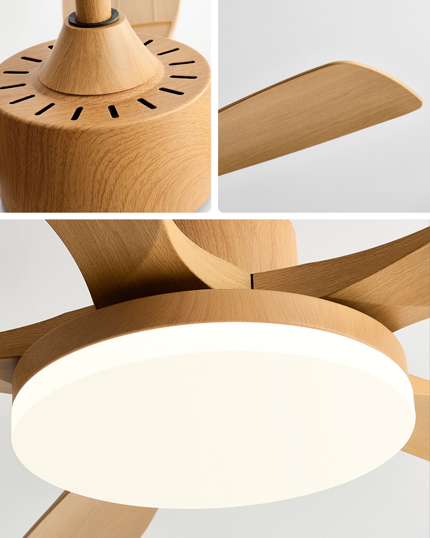 WOMO 56 inch 5 Blade Ceiling Fan Lamp - WM5182