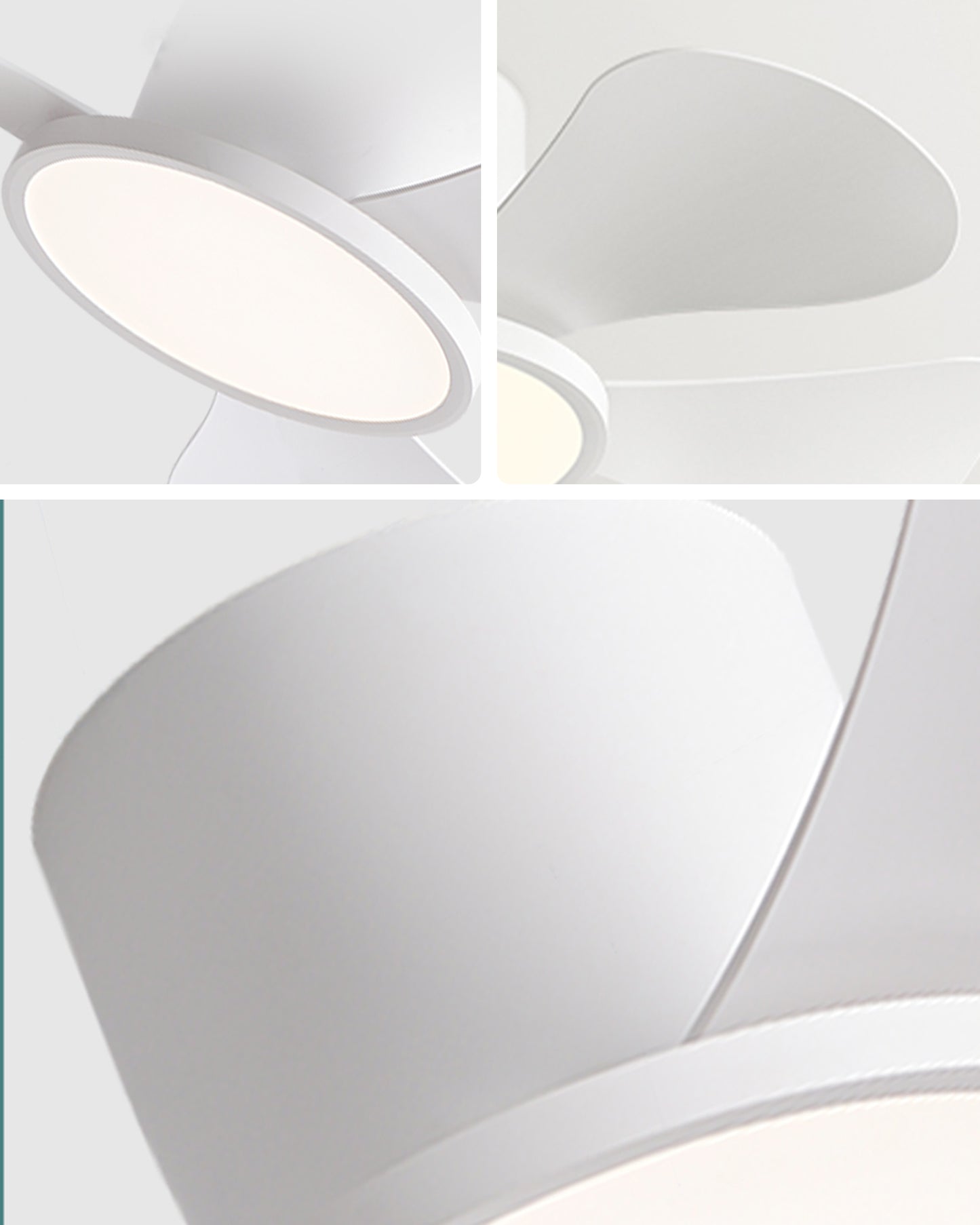 WOMO 30 Inch Low Profile Ceiling Fan Lamp-WM5205