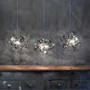 WOMO Cluster Pendelleuchte Silber Gold Esstisch Modern-WM2042 thumbnail