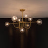 WOMO Mid Century Kronleuchter Glaskugel schlafzimmer-WM2255 thumbnail