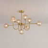 WOMO Mid Century Kronleuchter Glaskugel schlafzimmer-WM2255 thumbnail