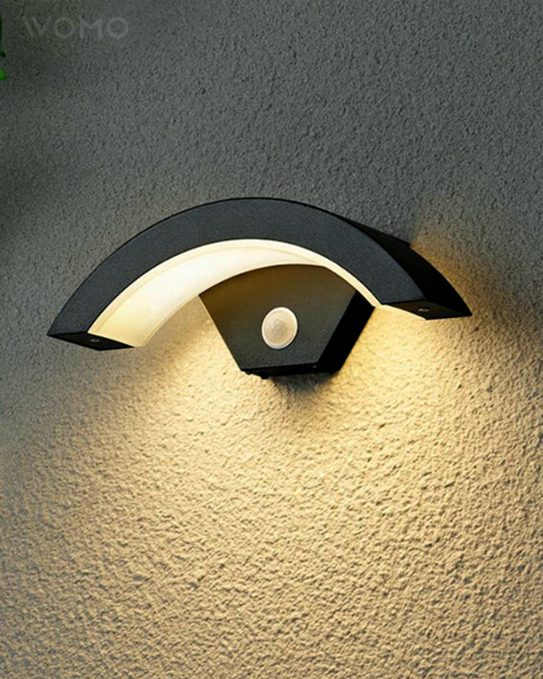 WOMO Outdoor Motion Detector Wall Light -WM9002