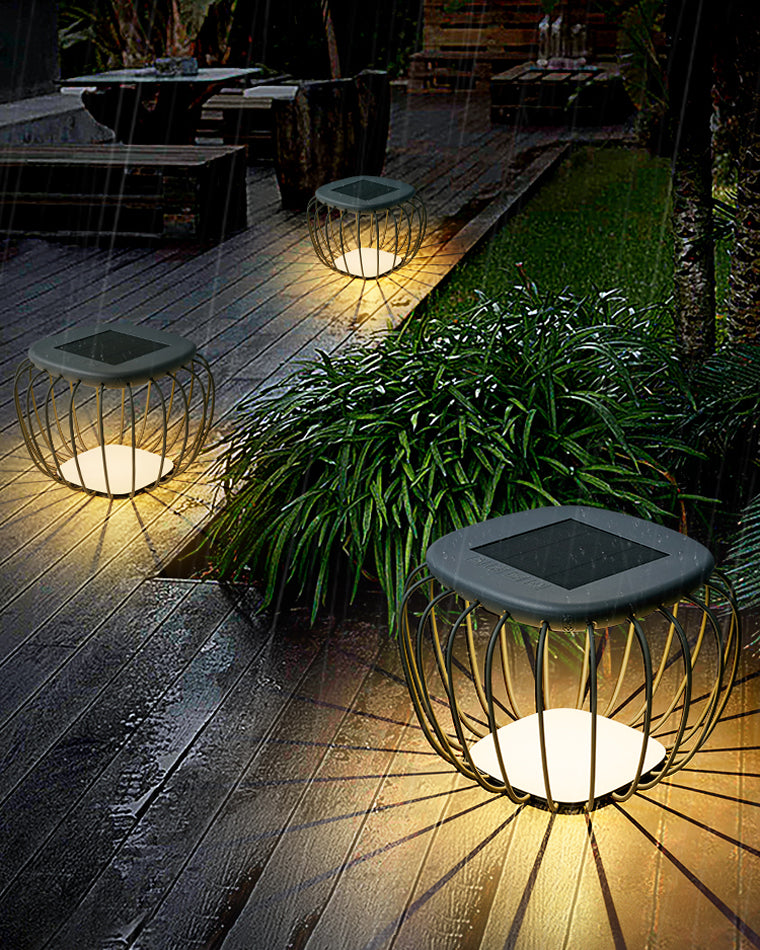 WOMO Solar Bench Floor Light-WM9019