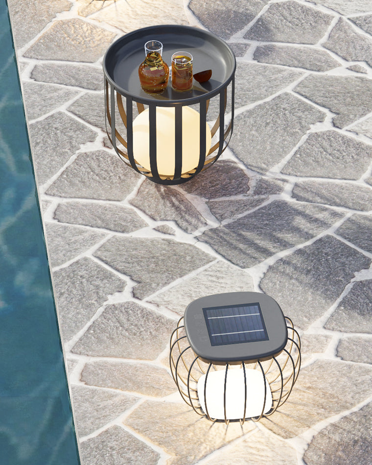 WOMO Solar Bench Floor Light-WM9019