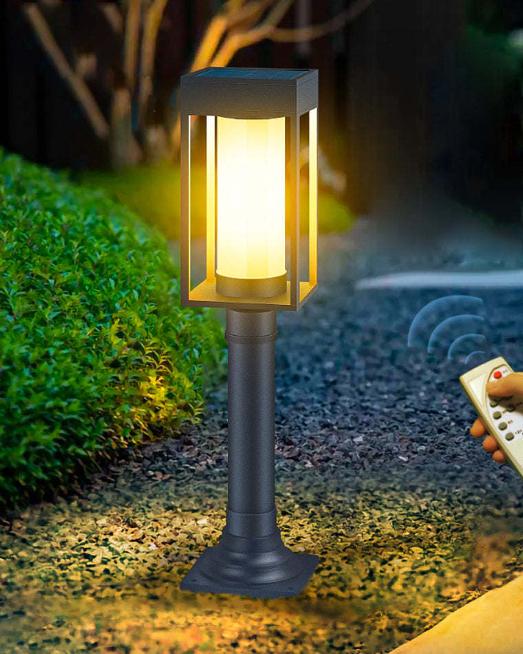 WOMO Solar Pathway Bollard Light-WM9026
