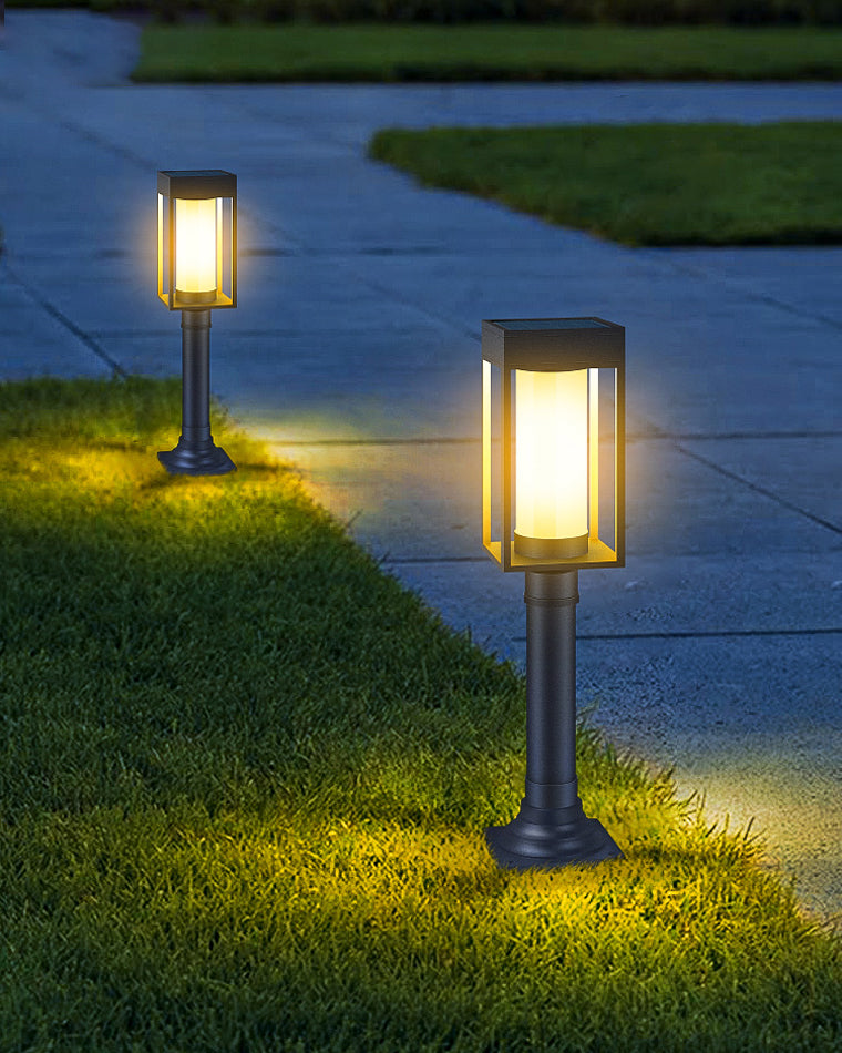 WOMO Solar Pathway Bollard Light-WM9026