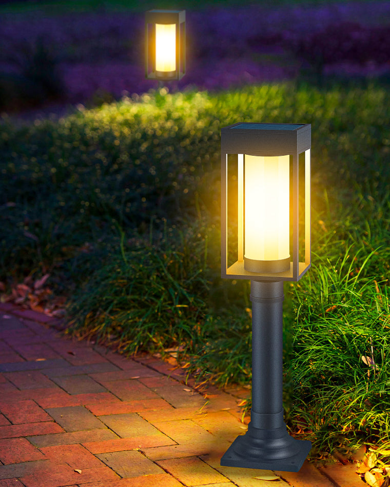 WOMO Solar Pathway Bollard Light-WM9026