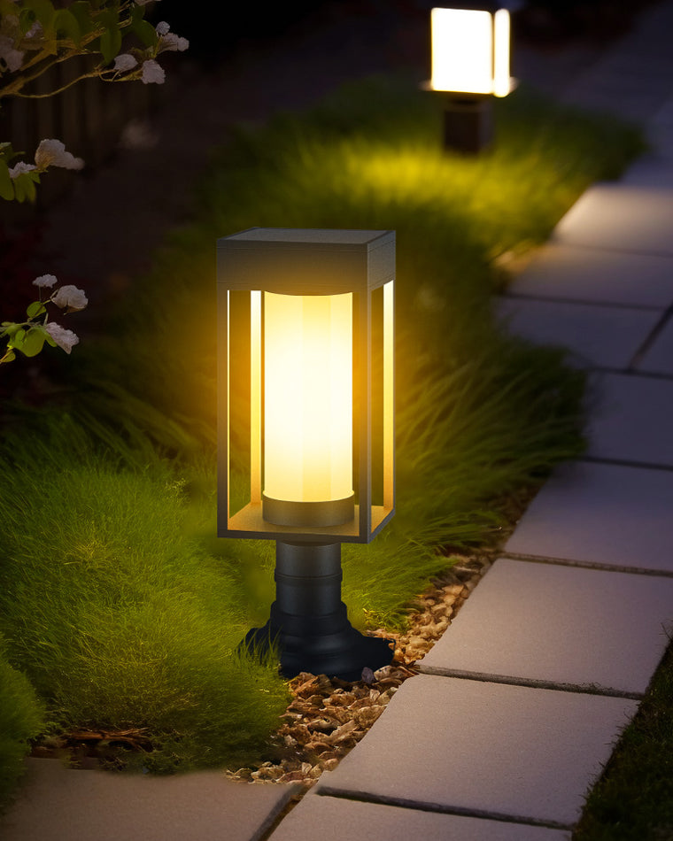 WOMO Solar Pathway Bollard Light-WM9026