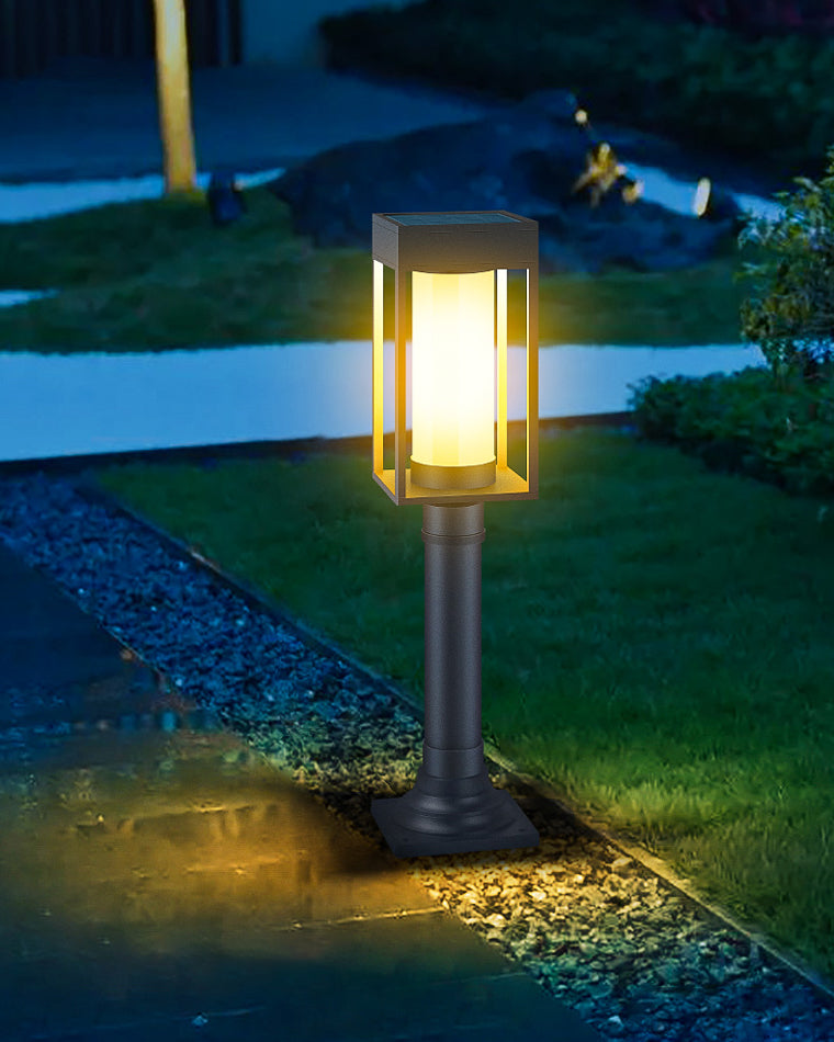 WOMO Solar Pathway Bollard Light-WM9026