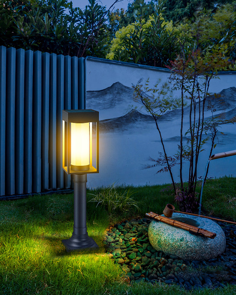 WOMO Solar Pathway Bollard Light-WM9026