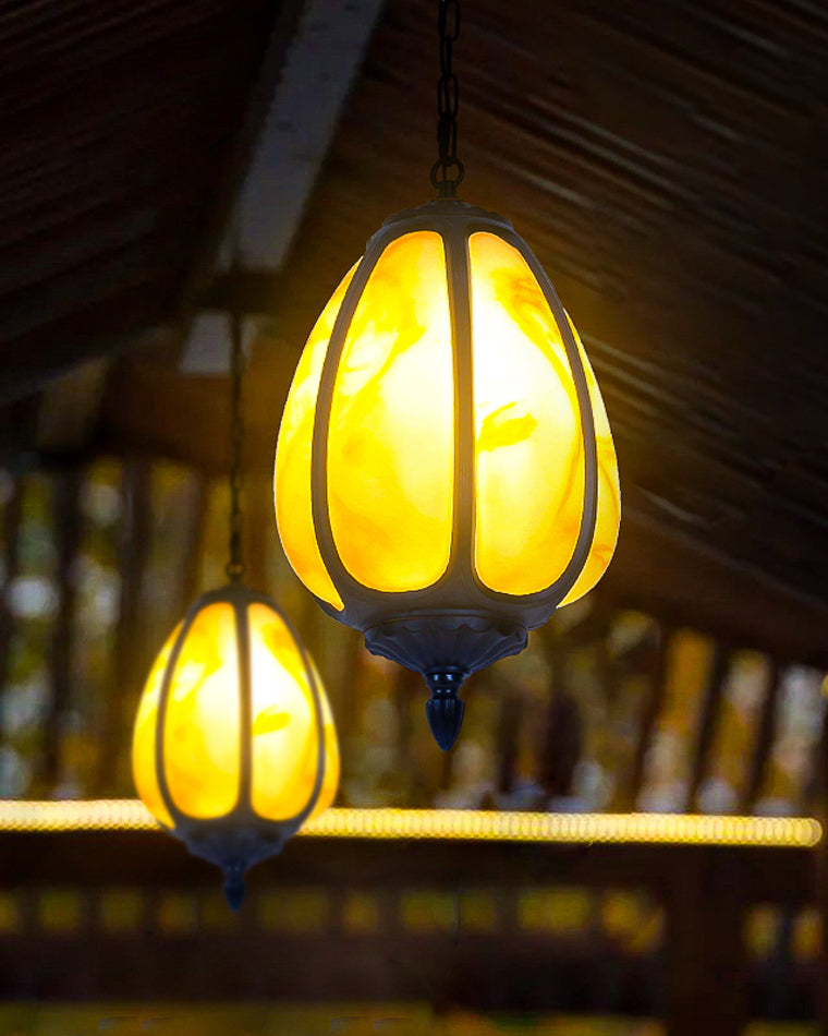WOMO Outdoor Pumpkin Pendant Light-WM9032